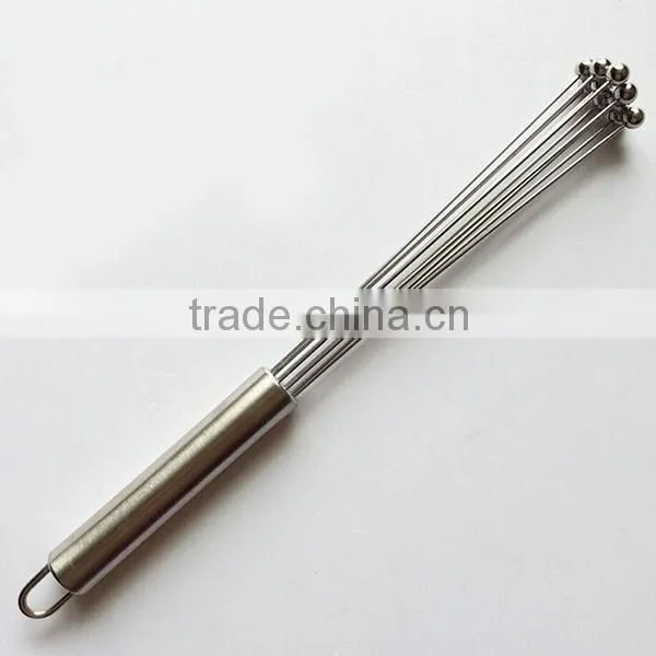 Amazon Hot New Model 12inch Manual Stainless Steel Ball Egg Whisk Kitchen Whisk Tools Egg Beater photo-5