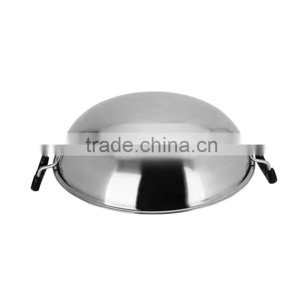 High Quality Stainless Steel Frying Pan With Double Handle photo-3