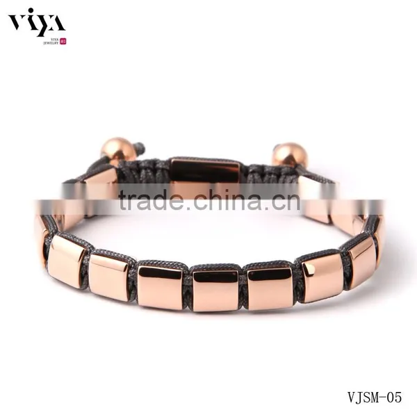 Viya Luxury Mens Bracelets With Charm Square Beads Chinese Knot photo-6