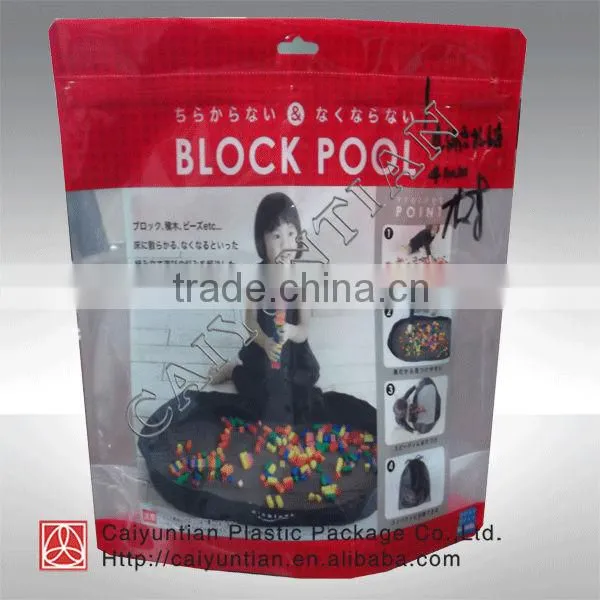 Beautiful Plastic Bag for Toy/Good Printing High Quality Beautiful Toys Zipper Bags Plastic