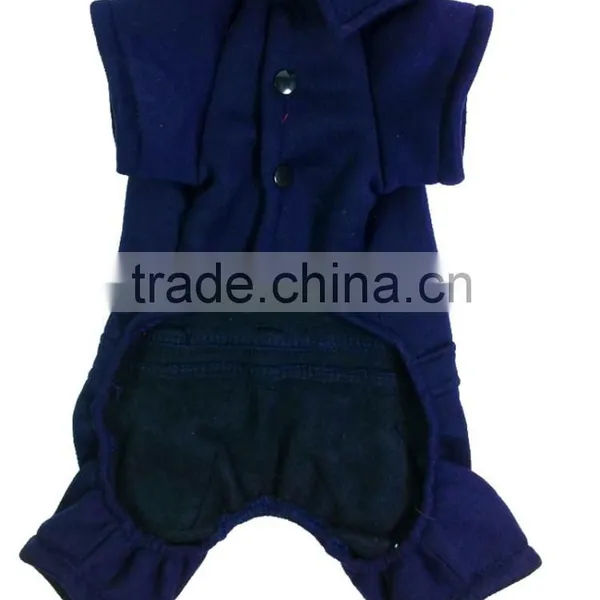 Blue Color Spring and Autumn Apparel USA FBI Printed Pet Fleece Dog Clothes photo-5