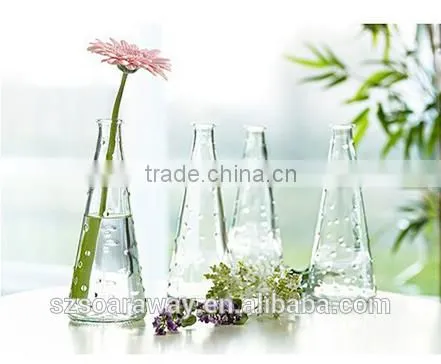 Hot Sales Wholesale Clear Glass Vase Home Decoration Flower Glass Vases photo-3