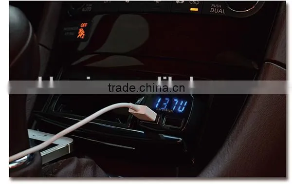 Digital Volt Meters Monitor Panel Meter 12V 24V USB Output Car Charger for Ipad photo-6