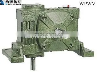 Wpwv Small Cast Iron Housing Electric Motor 90 Degree Transmission Worm Gearbox