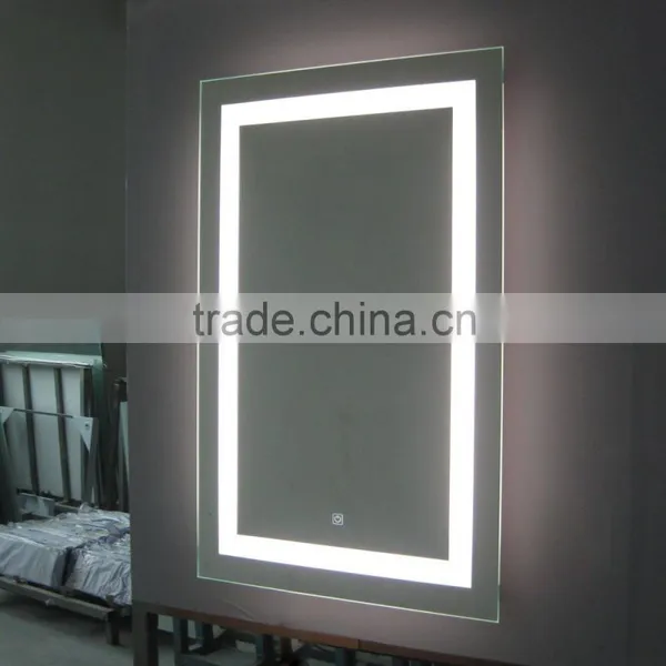 UL ETL Custom Frameless LED Lighted Wall Mirror photo-2