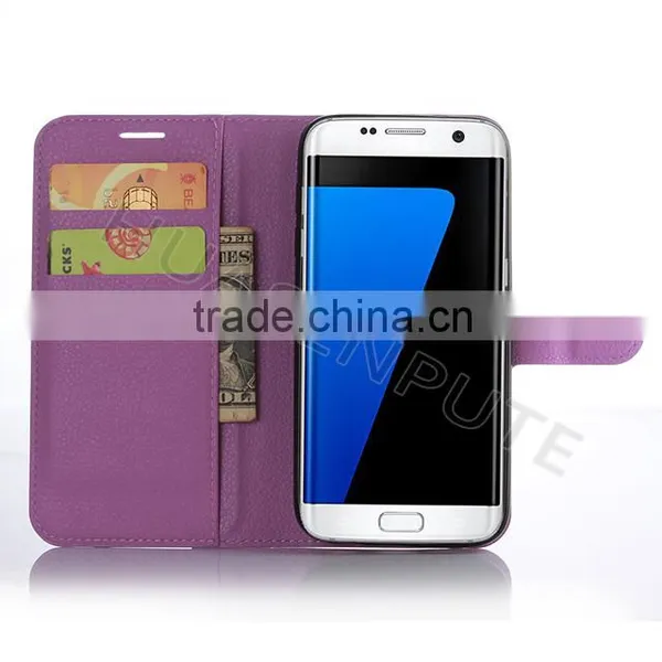 China Supplier Smartphone Leather Pouch for Samsung Galaxy S7 Edge Case photo-3