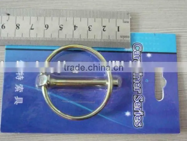 ISO 9001-2008 OEM High Precision Nickel Plated Safety Linch Pin Lynch Pin Wire Lock Pin China Rigging Hardware Manufacture Quality Choice photo-3