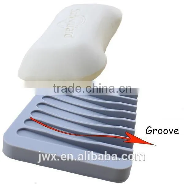 High Quality Silicone Soap Holder Soap Drying Tray With Opp Bag Packaging Supplier's Choice photo-2