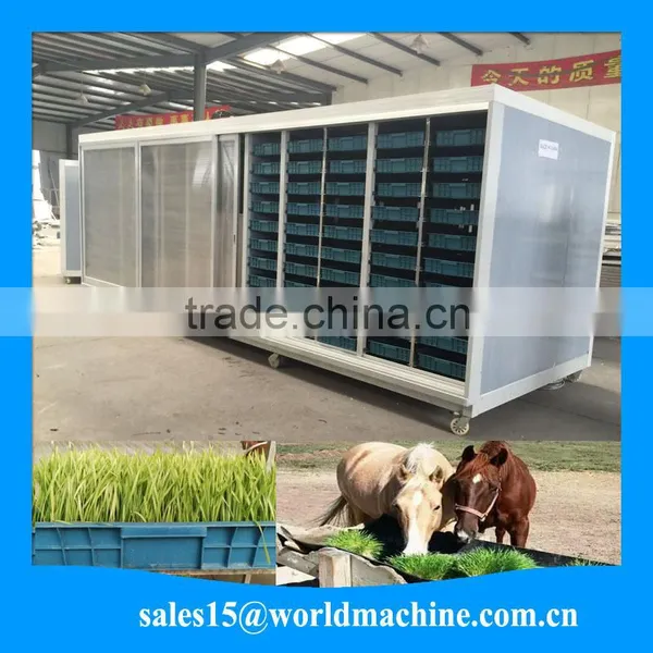 Automatic Portable Hydroponic Small Farm Equipment/ Animal Husbandry Machinery/barley Fodder Growing System