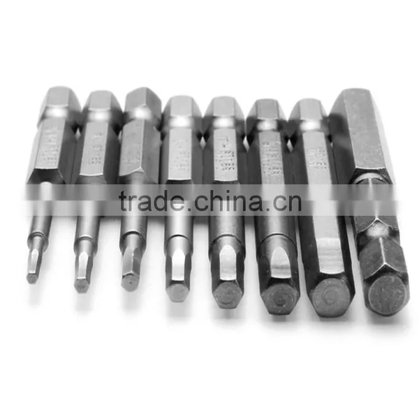 2Pcs 50mm 1/4 Inch Hex Shank Magnetic Hex Head Screwdriver Bits Electric Screwdriver Set AR-58 photo-2