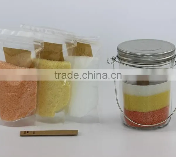 Simplicity DIY Jar Candle, DIY Candle Sand & Cotton Wick & Glass Jar photo-2
