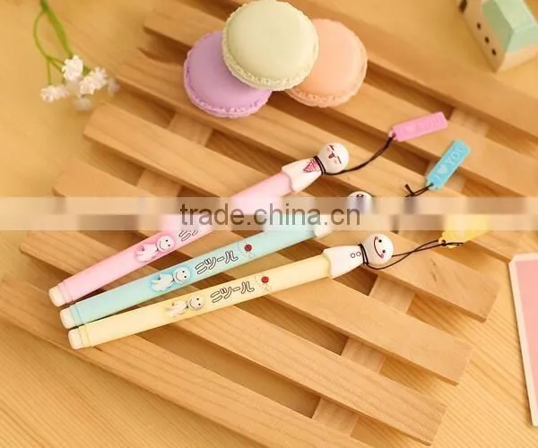 0.38mm Cute Expressions Snowman Gel Pen Ink Marker Pen School Office Supply Escolar Papelaria photo-3
