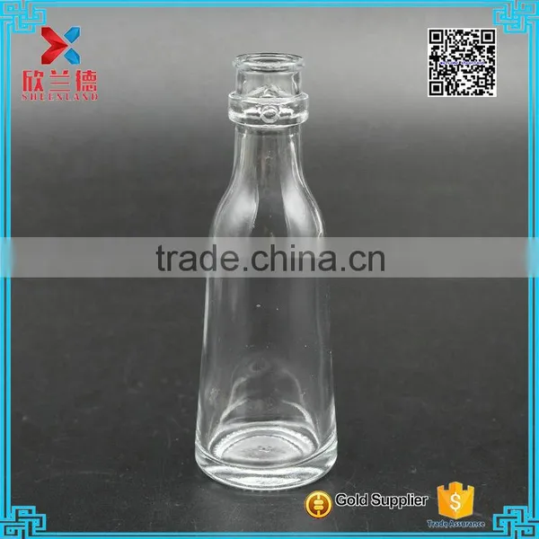 High Quality 50ml Clear Liquor Whiskey Glass Bottle for Sale photo-2