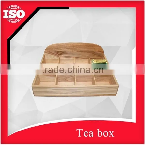 Hot Sale Wooden Tea Box With 12 Compartments photo-2