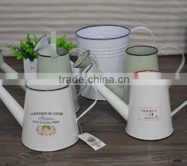 Enamel Watering Can With Customized Logo and Color photo-5