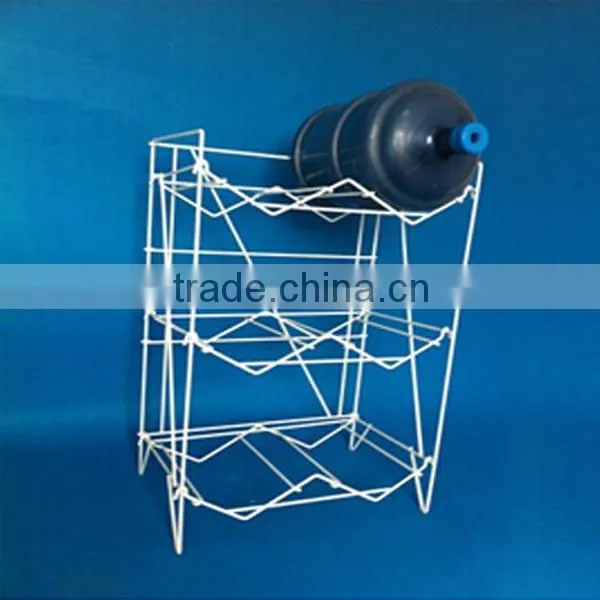 Metal Wire 3/5 Gallon 6 Bottle Water Bottle Rack for Water Cooler/dispenser photo-2