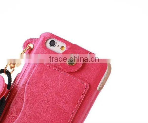Protective Cover Case With Lanyard,mobile Phone and Key Case PU Material photo-2