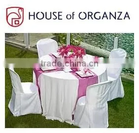 Organza Table Runner for Banquet Decoration