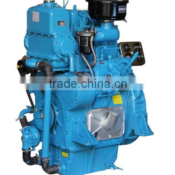 CCS Approved China Nantong 2 Cylinders Small Inboard Marine Diesel Engine 24kW photo-2