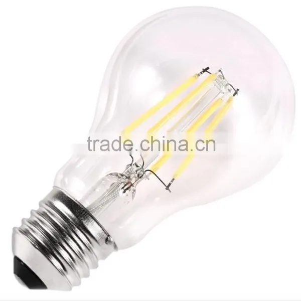 E27 8W Filament Led Bulb With CE/ROHS/ERP A60/A19 /ST64 4000K/3000K/6500K photo-4