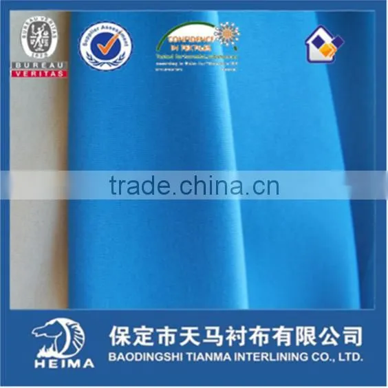 fashion color plain interlining micro dot interlining fabric for dress