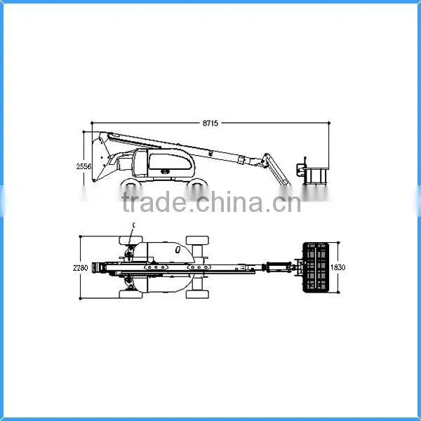 Self-propelled Articulated Boom Lift With CE/ISO/ADR/ARAMCO photo-2