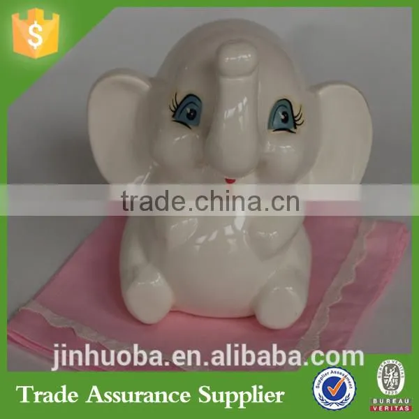 Cute Funny Customize Resin Baby Elephant Piggy Bank Home Decoration photo-4