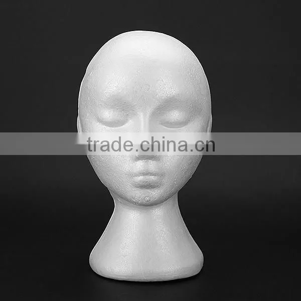 280mm White Polyfoam Mannequin Model Wig Head