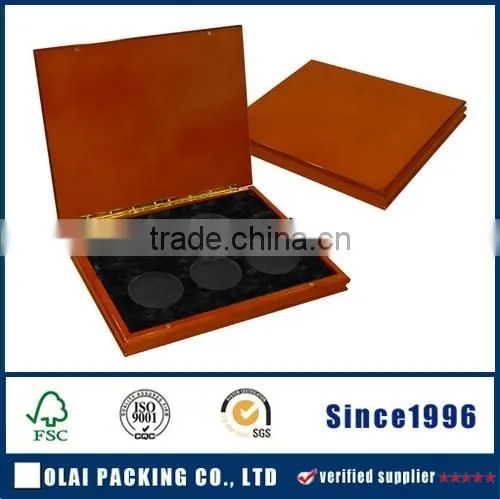 Antique Plastic Display Shadow Coin Boxes