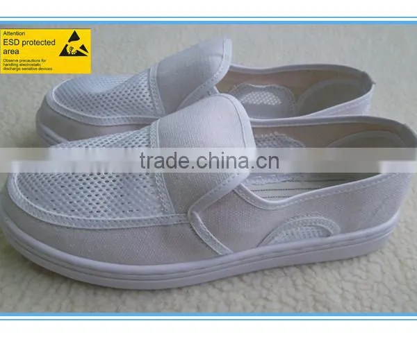 Anti-static Feature Canvas Upper Esd PVC Outsole Anti Static Shoes