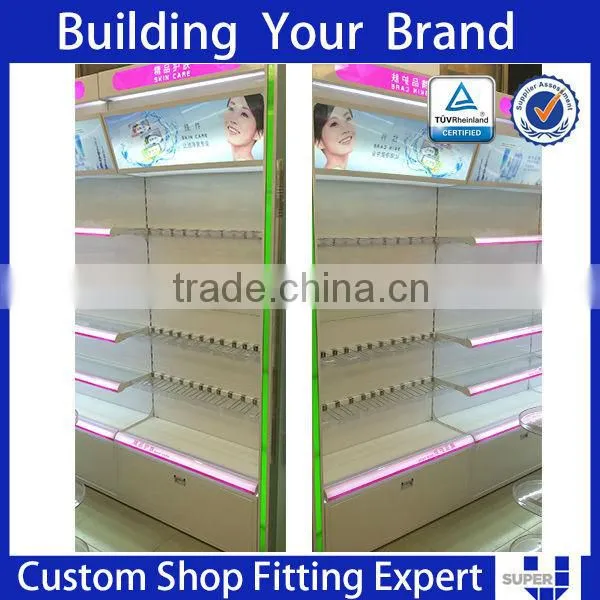 Attractive Body Care Beauty Shop Racks and Shelves With Lighting photo-2