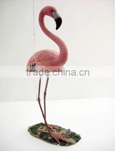 Hot Sell Living Room Pink Flamingo Animal Stretched Canvas Printing photo-3