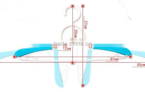 Business Travel Home Required Portable Folding Clothes Hangers Easy To Carry New photo-2