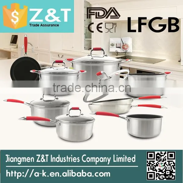 New Product Kitchen Aluminum Nonstick Cookware Set With Satin Coating photo-3