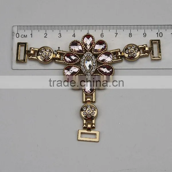 Fashion Peacock Sandal Clip Crystal for Lady photo-4