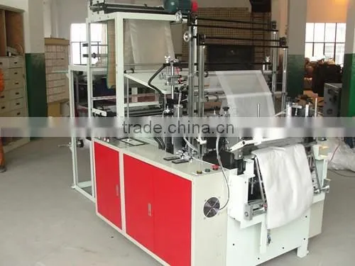 Latest Two Lines Hot Seal and Cool Cut Bottom Sealing Bag Making Machine photo-2