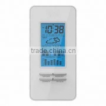 Wired Weather Station/Desk/Digital Clock With In/Outdoor Temperature Display