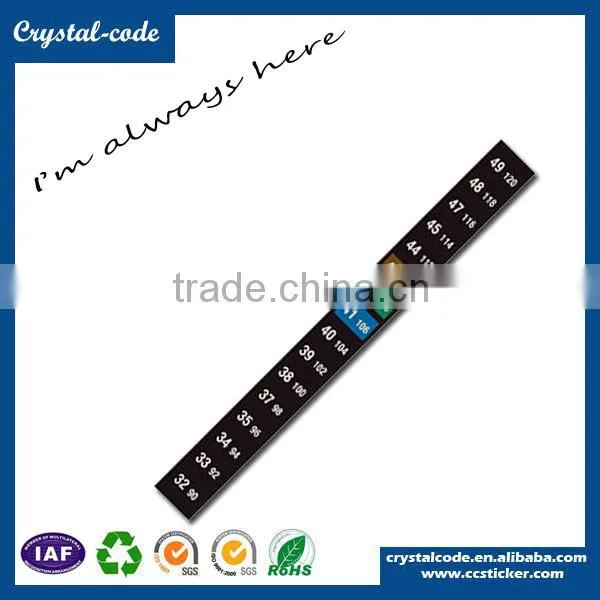 Hot Sale Promotional Thermometer Self Adhesive Thermal Indicator Sticker Label photo-2