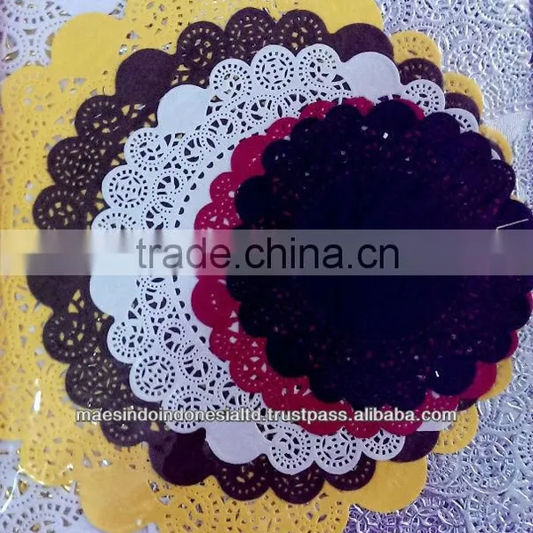 Colored Round Paper Doilies