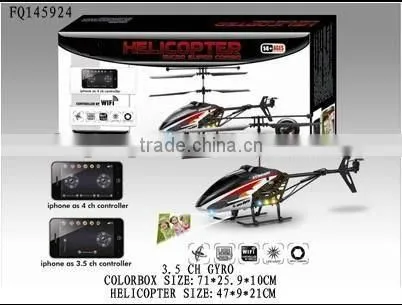 WIFI Control 3.5Ch Gyro WIFI Helicopter With Cemara
