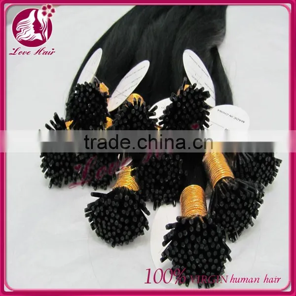 Wholesale Top Quality 6A Brazilian Virgin Human 10-30 Inch i Tip Hair Extension Lowest Price photo-6
