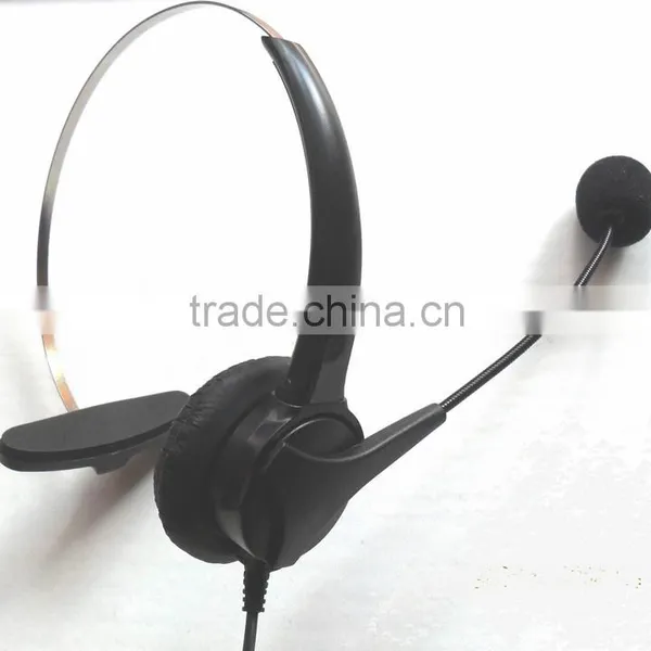 Call Center Headset With MIC Microphone & RJ11/RJ9 for Telemarketing