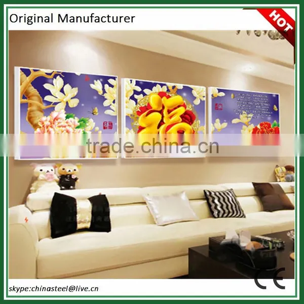 Triptych Purple Scenery Christian Frameless Painting photo-6