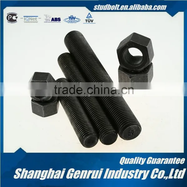 Hardened and Tempered M16 Cl6.8 Carbon Steel Threaded Rod 1 photo-2