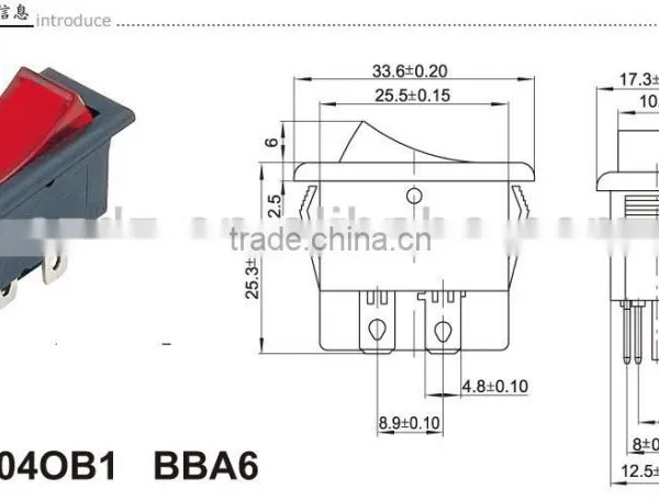 Chzjcz/rocker Switch,rocker Switch for Electrical Products With Certificate, photo-4