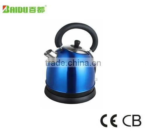 Baidu Wholesale Large Power 1.8L Dome Stainless Steel Electric Kettle Household Appliance