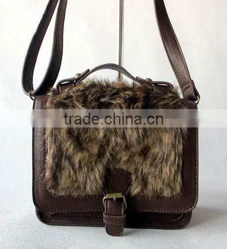 2014 Fashion Furry Handbag / Ladies Crossbody / Furry Leisure Bag
