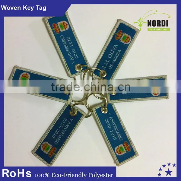 Reflective Key Chain /custom Key Tag /polyester Embrodiery Key Chain photo-5