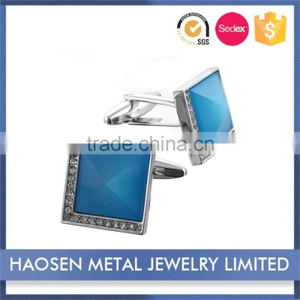 Top Quality Humanized Design Cheap Prices Sales Wholesale Crystal Cufflinks photo-2