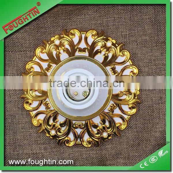 E27 Lamp Holder Big Base Golden Flower Type Electrical Lamp Holder Bracket photo-2